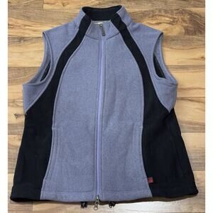 Woolrich Vest Womens Large Golf Sleeveless Full Zip Outdoors Lightweight Purple